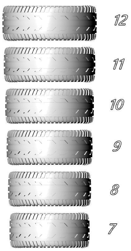 Stylish ring wheel summer and winter 441 3D print model_14