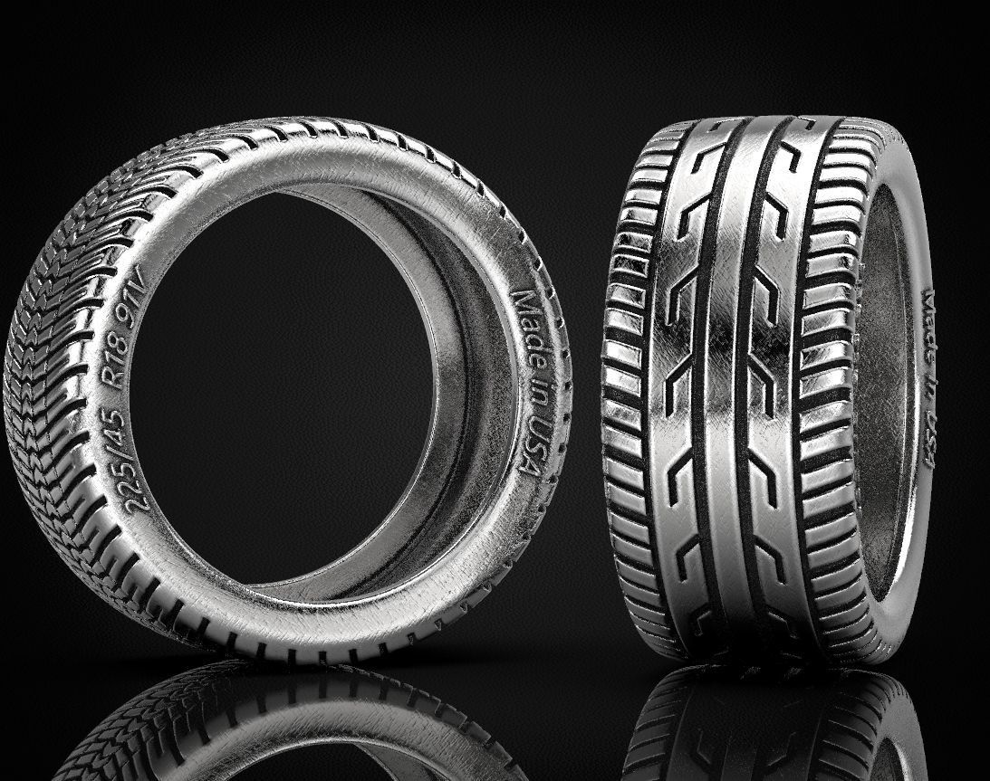 Stylish ring wheel summer and winter 441 3D print model_1