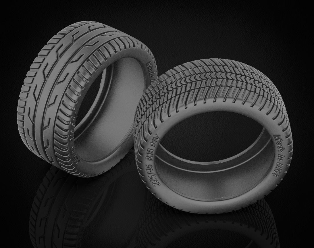 Stylish ring wheel summer and winter 441 3D print model_10