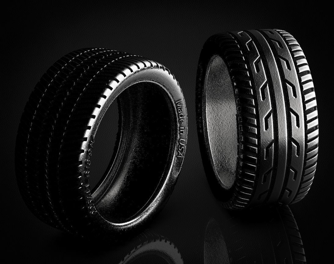 Stylish ring wheel summer and winter 441 3D print model_5