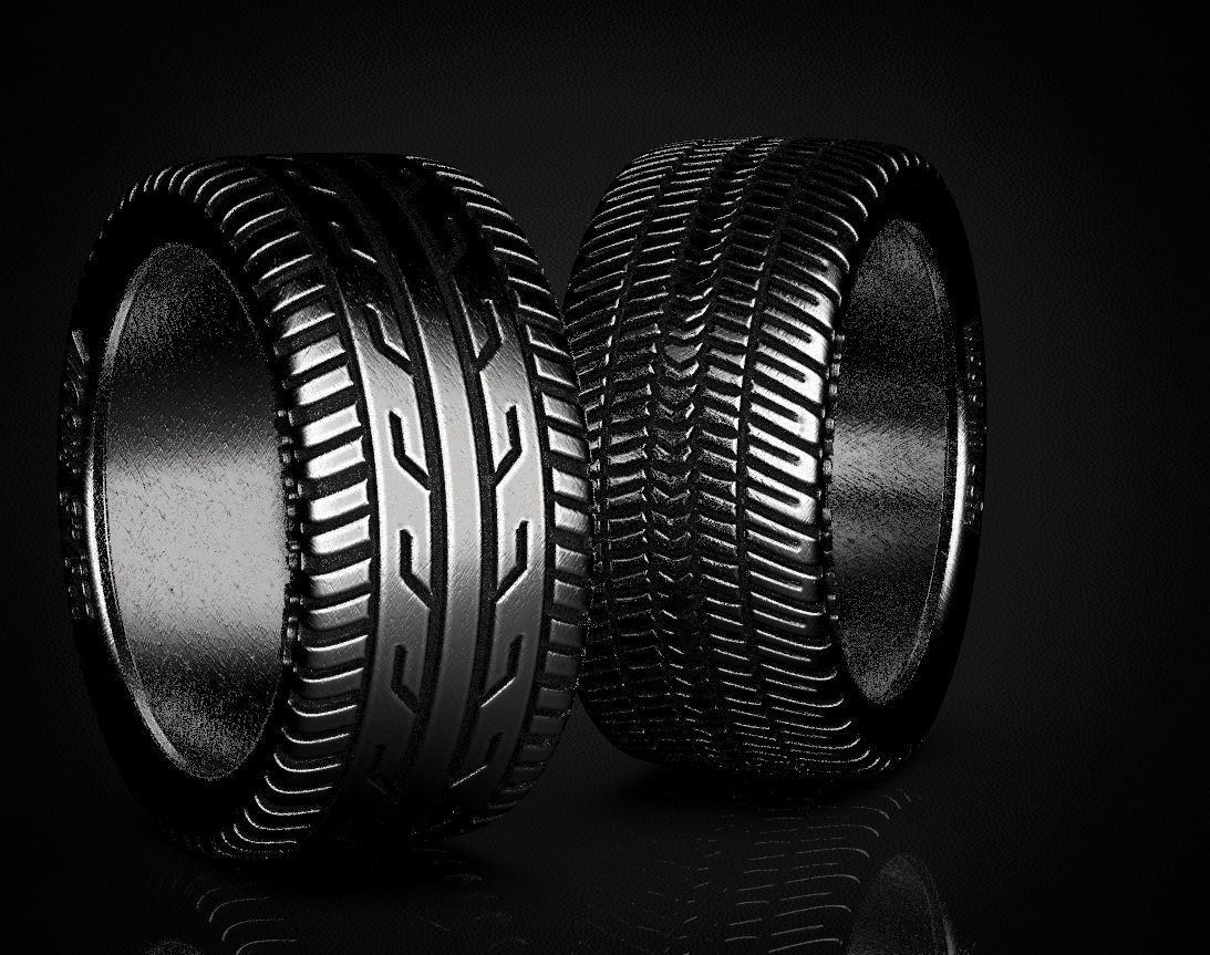 Stylish ring wheel summer and winter 441 3D print model_3