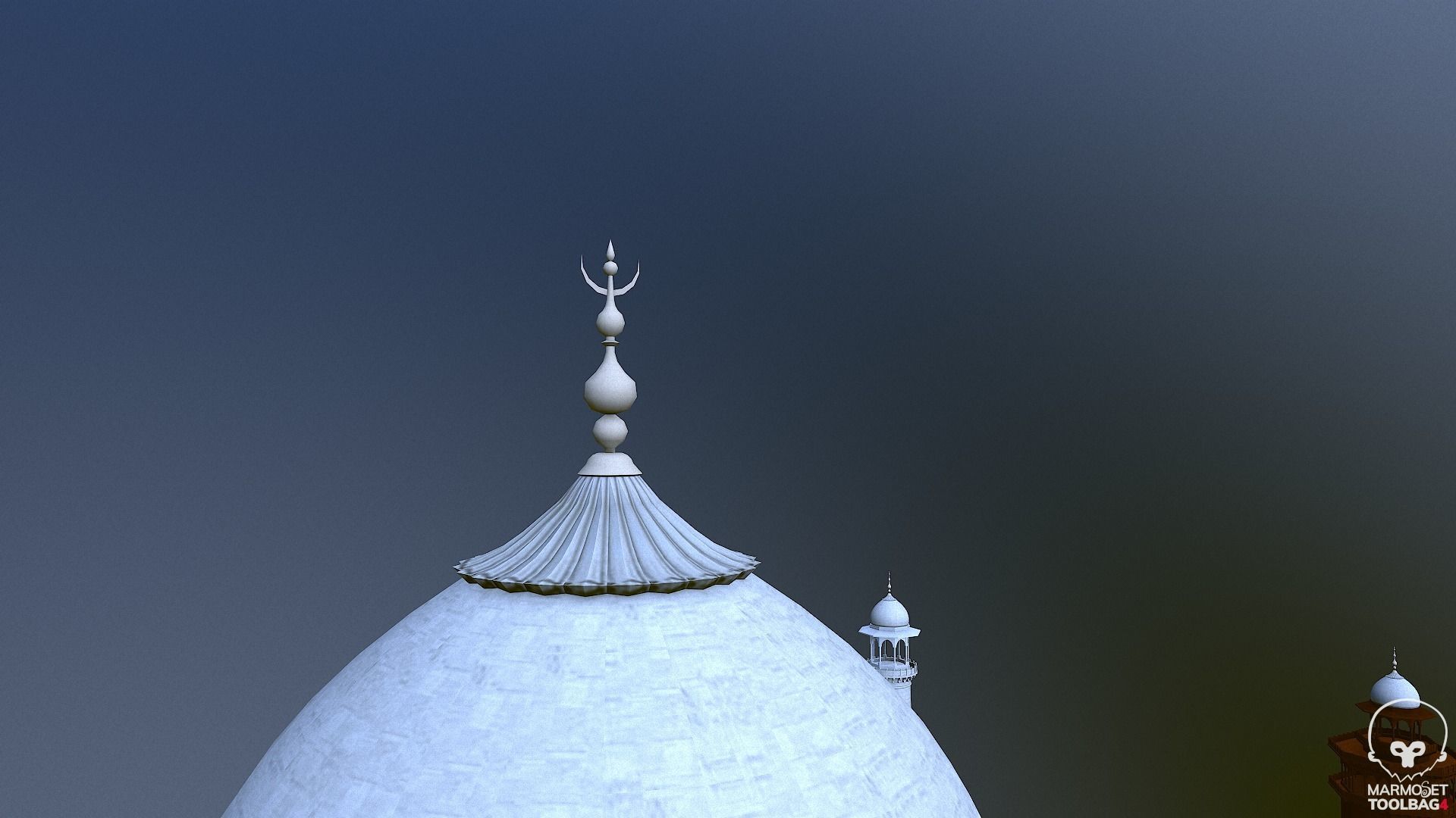 Taj Mahal Low-poly 3D model_13