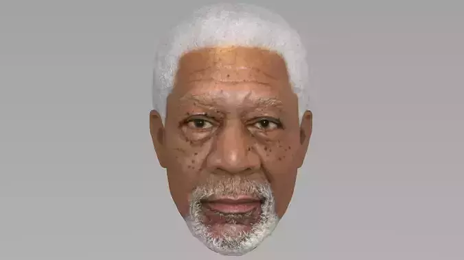 Morgan Freeman 3D model