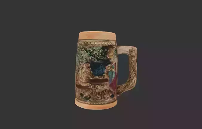 Old beer stein