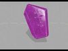 crystal set amethyst Low-poly 3D model_1