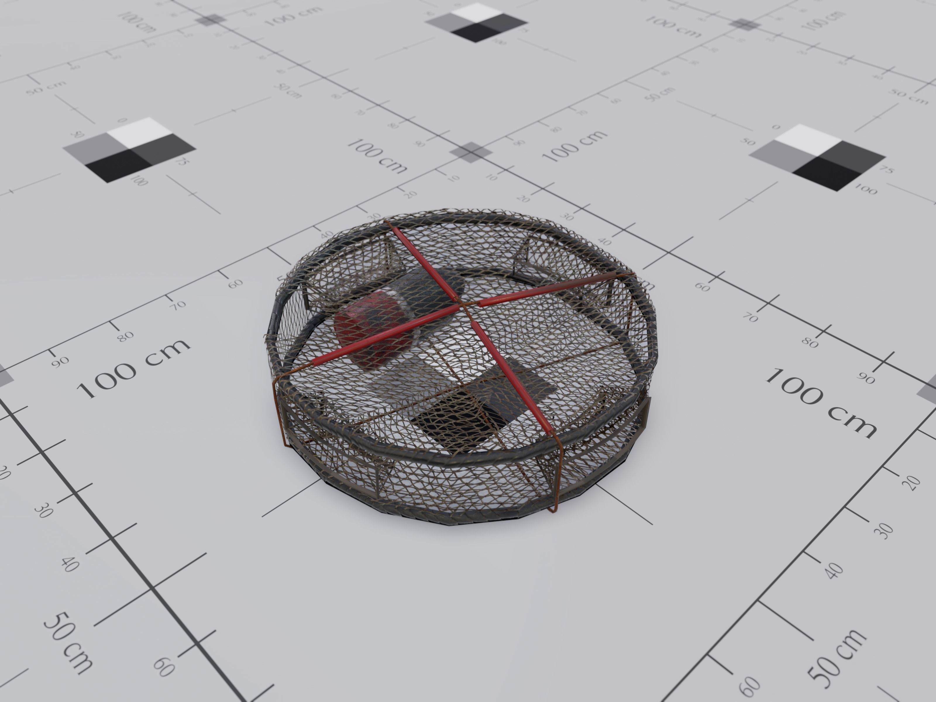 PBR - Swamp Fishing Gear Low-poly 3D model_10