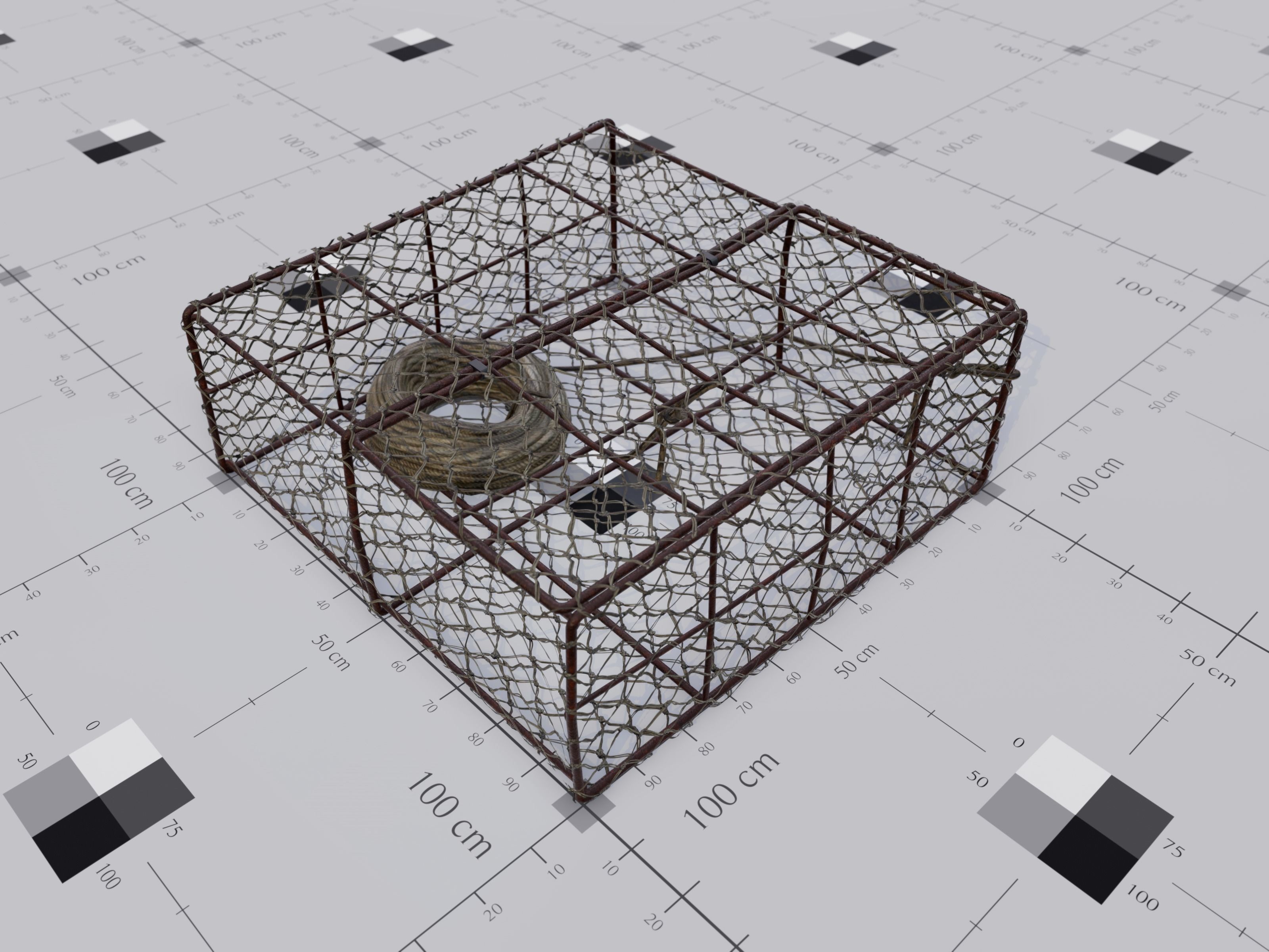 PBR - Swamp Fishing Gear Low-poly 3D model_6