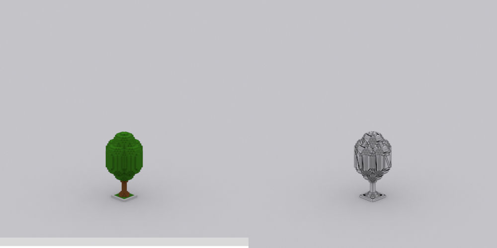 Town Voxel Low-poly 3D model_22