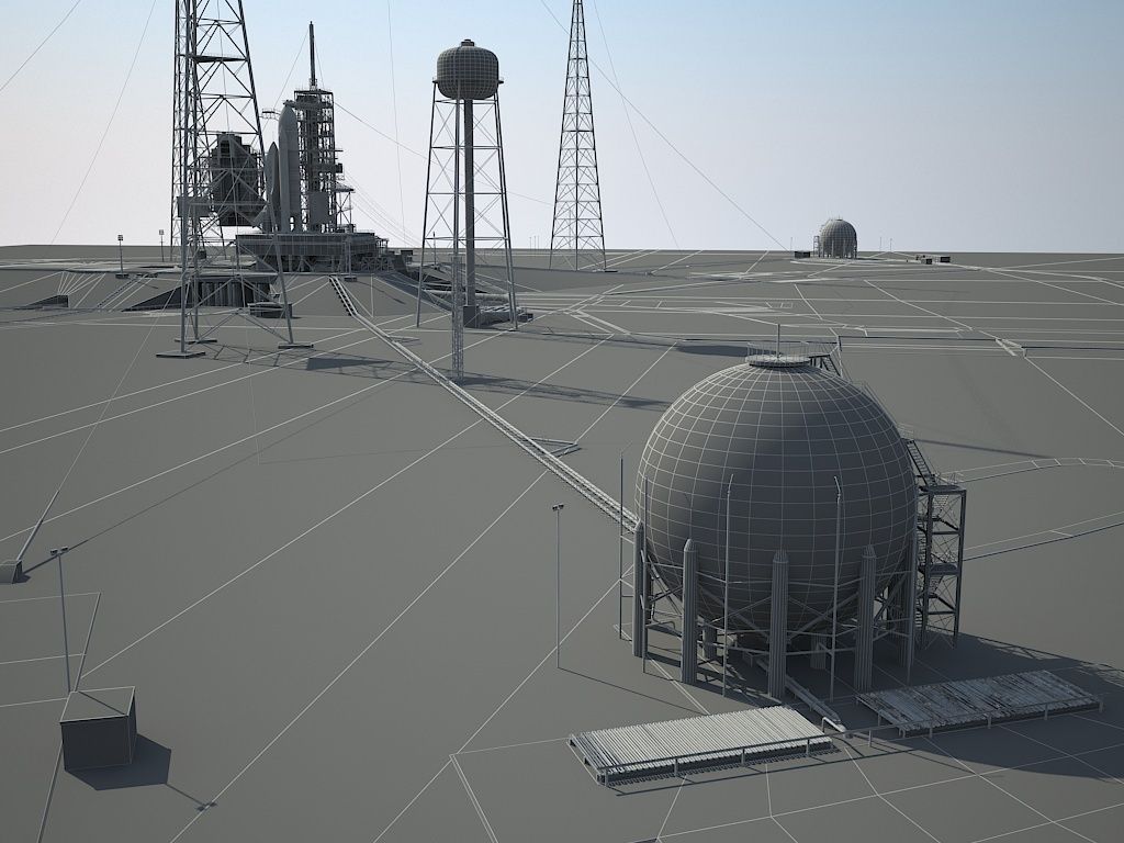 NASA Kennedy Space Center 39B 3D model_25