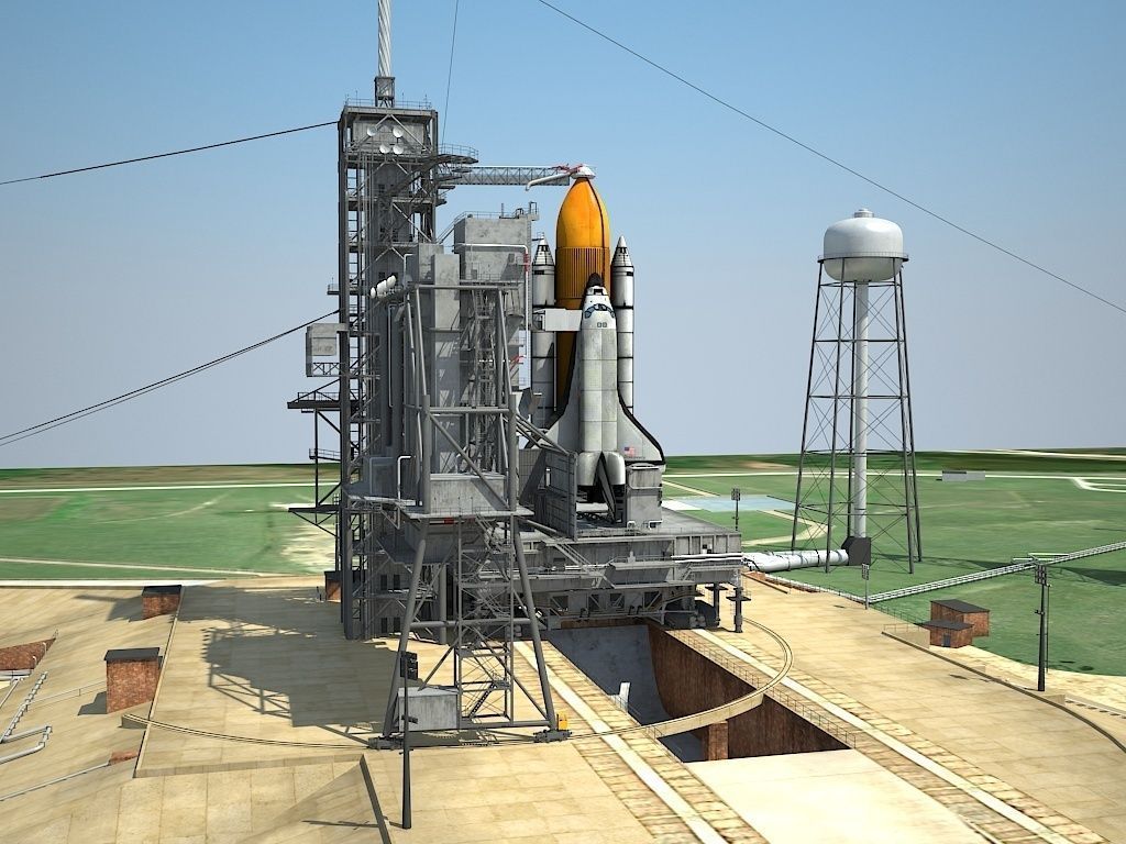 NASA Kennedy Space Center 39B 3D model_1