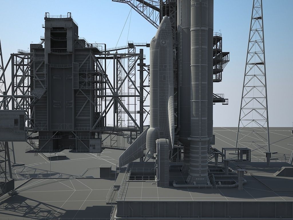 NASA Kennedy Space Center 39B 3D model_28