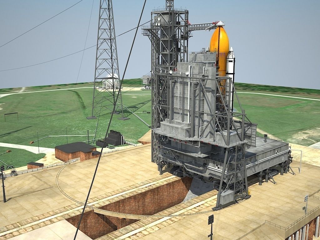 NASA Kennedy Space Center 39B 3D model_3