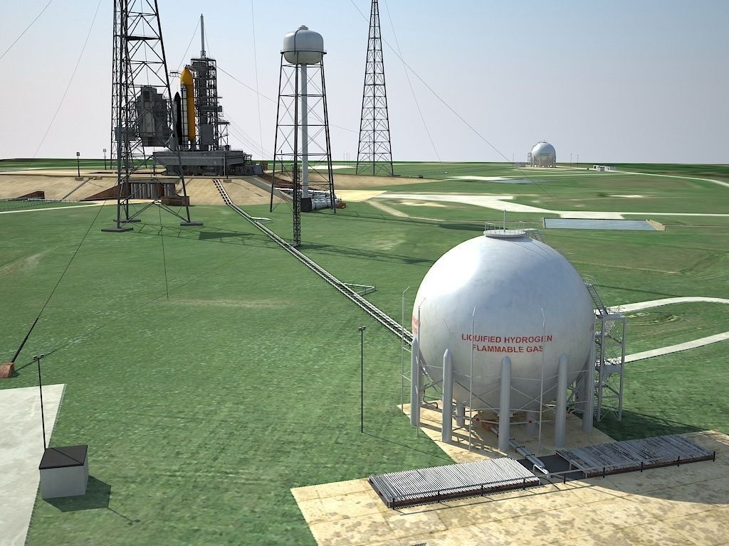 NASA Kennedy Space Center 39B 3D model_7