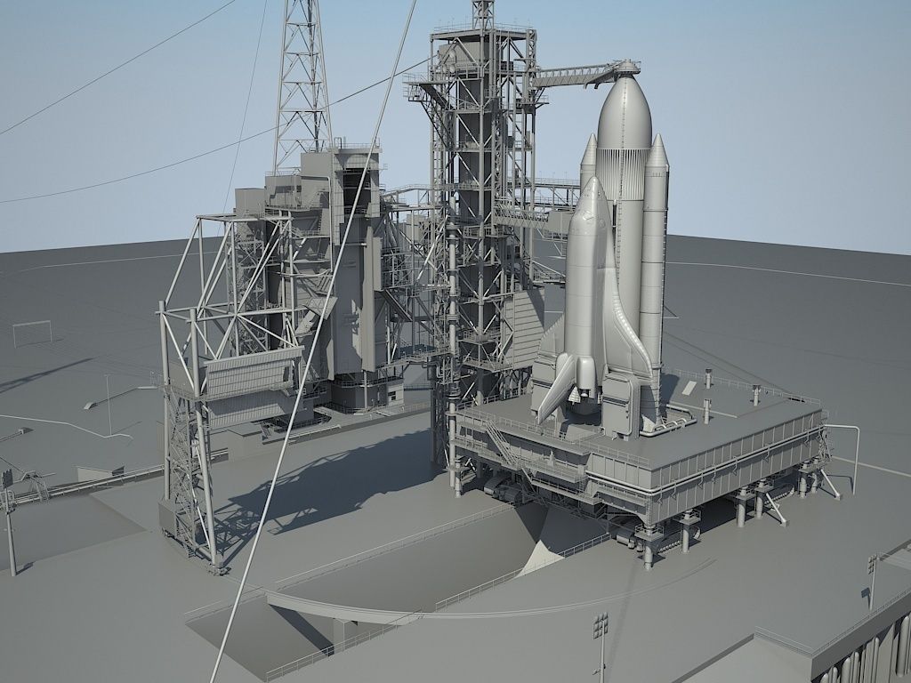 NASA Kennedy Space Center 39B 3D model_18