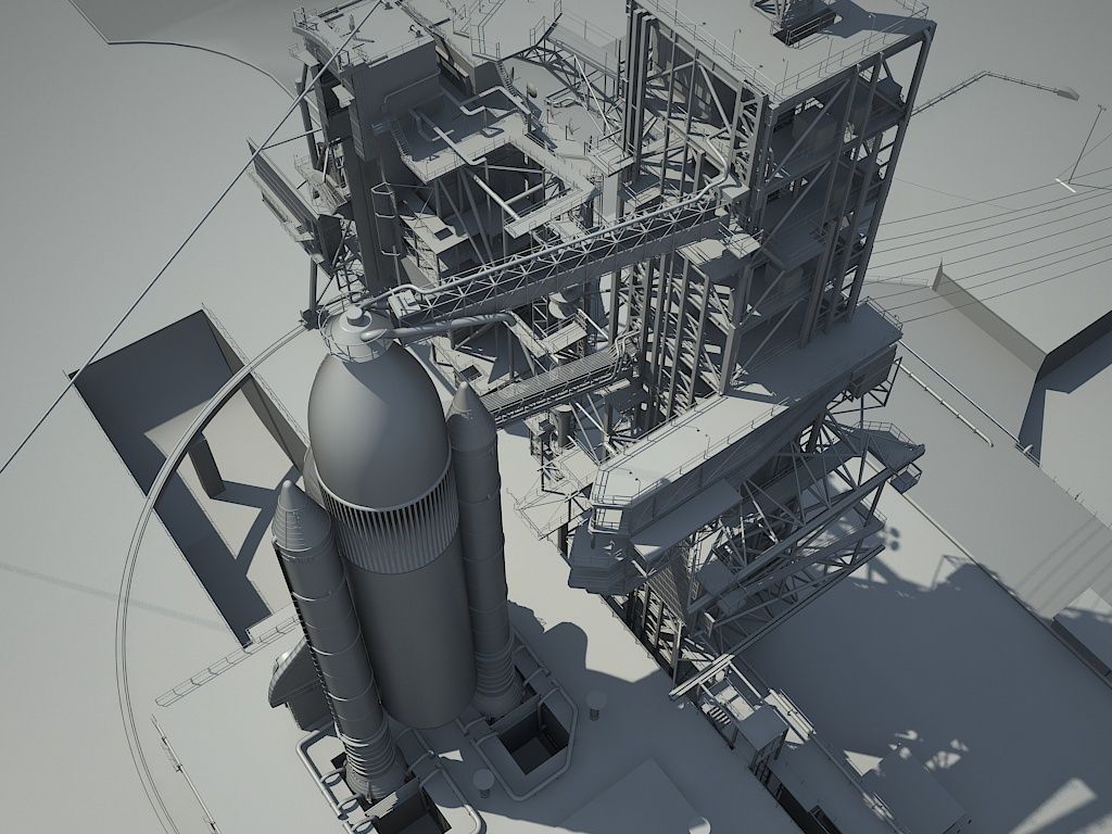 NASA Kennedy Space Center 39B 3D model_23