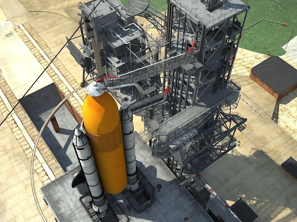 NASA Kennedy Space Center 39B 3D model_6