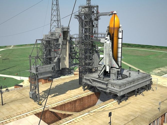 NASA Kennedy Space Center 39B 3D model