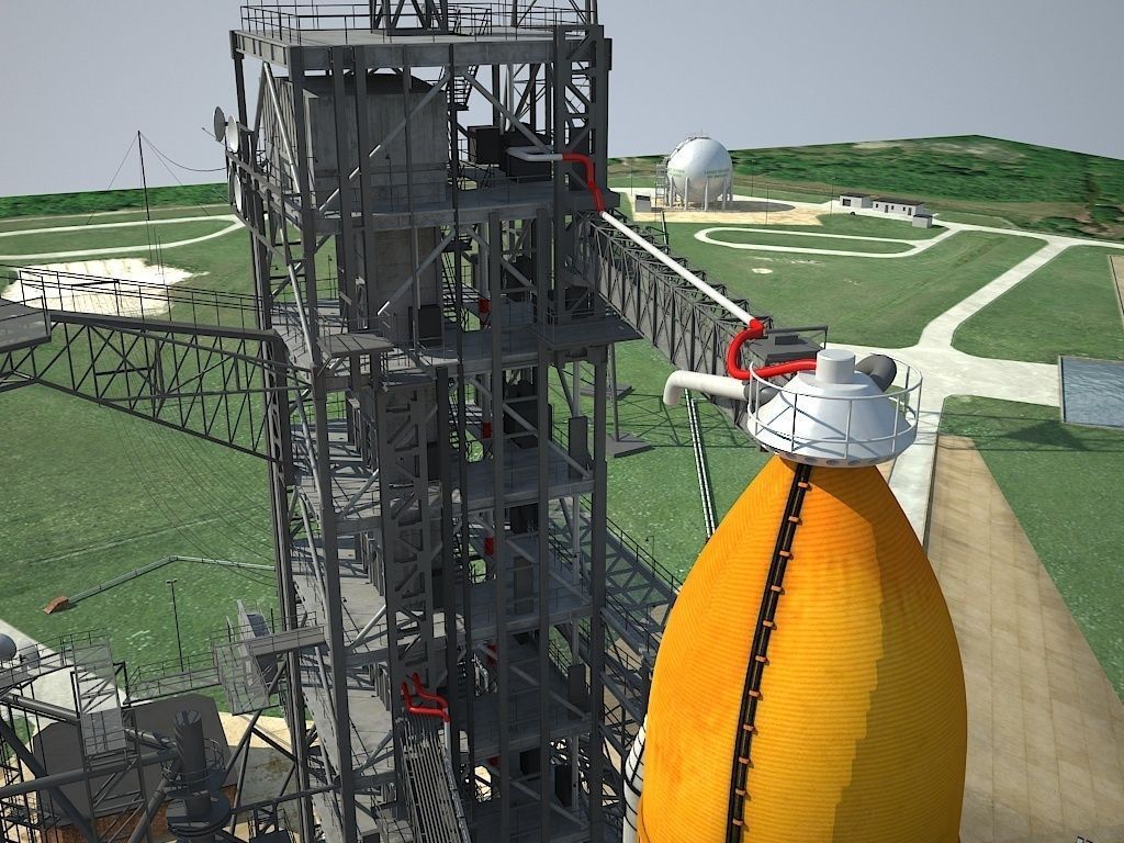 NASA Kennedy Space Center 39B 3D model_16