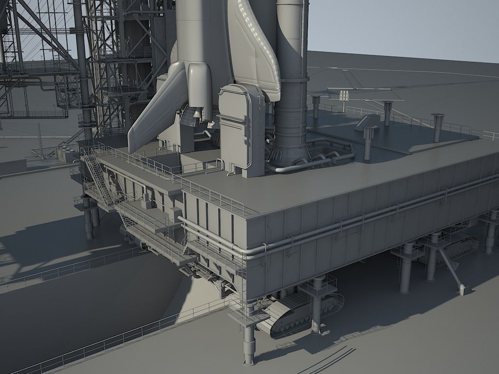 NASA Kennedy Space Center 39B 3D model_19