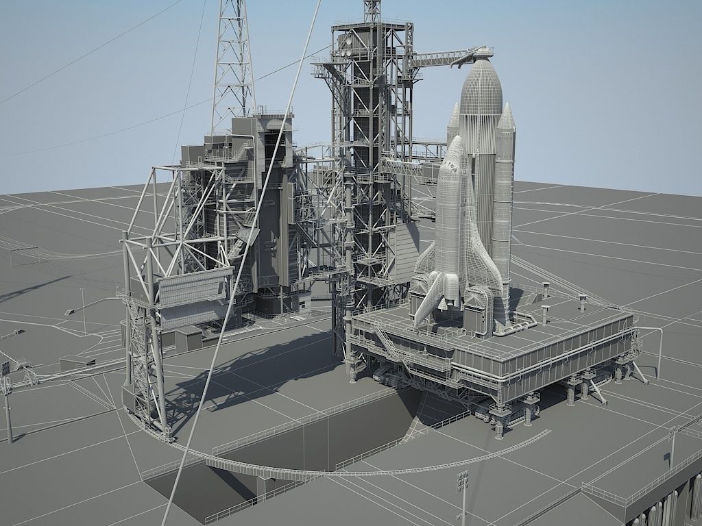 NASA Kennedy Space Center 39B 3D model_24
