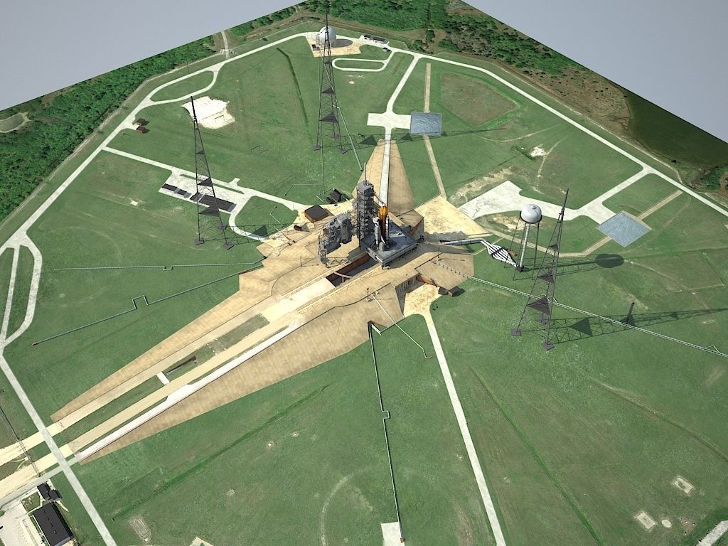 NASA Kennedy Space Center 39B 3D model_17