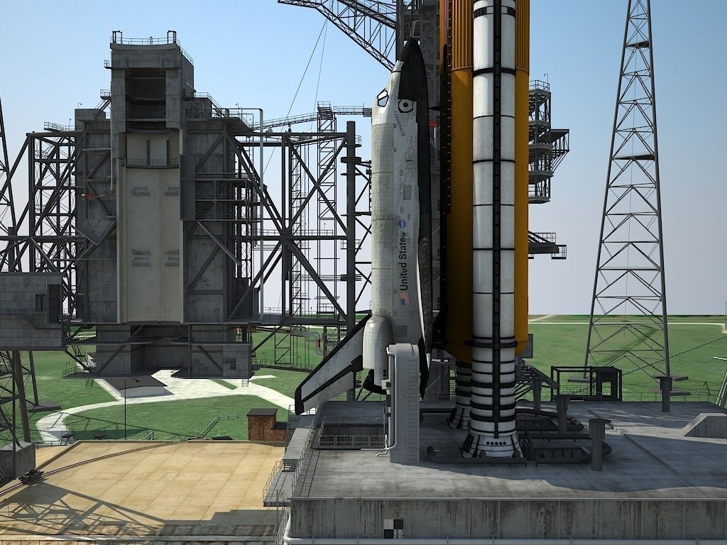 NASA Kennedy Space Center 39B 3D model_10