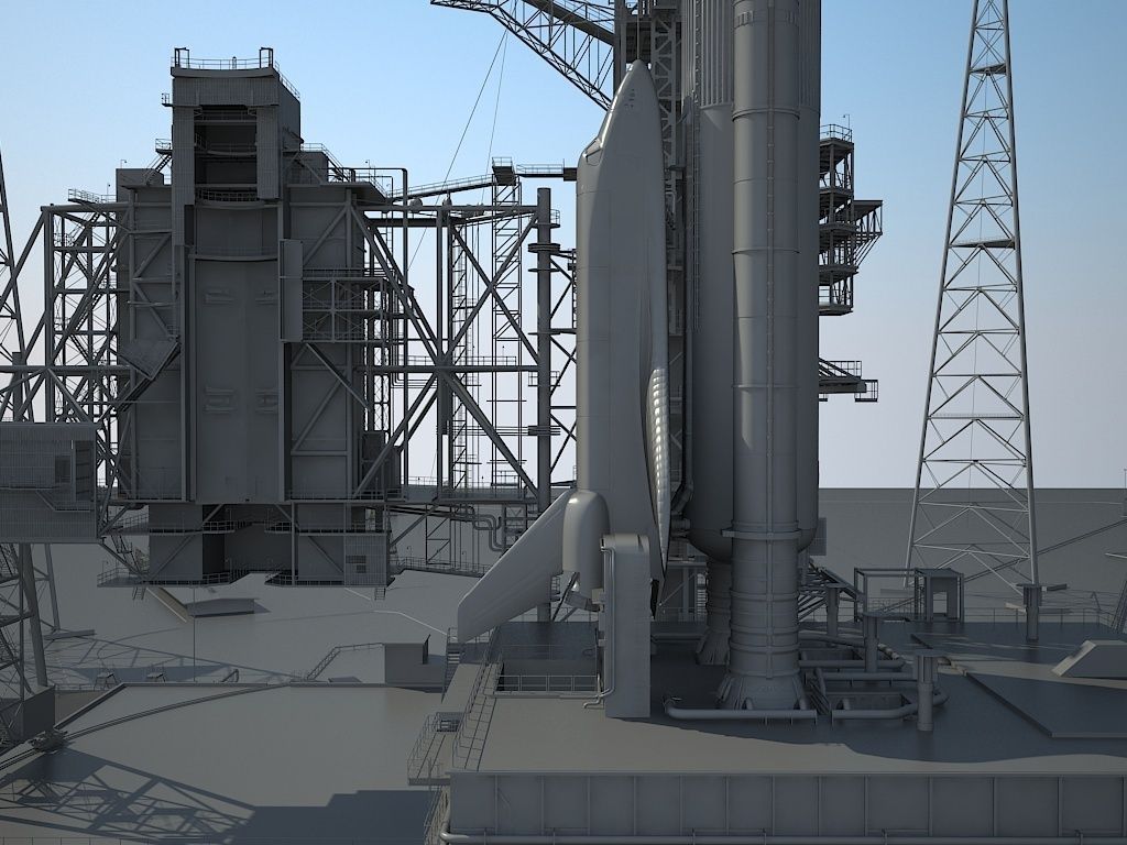 NASA Kennedy Space Center 39B 3D model_21