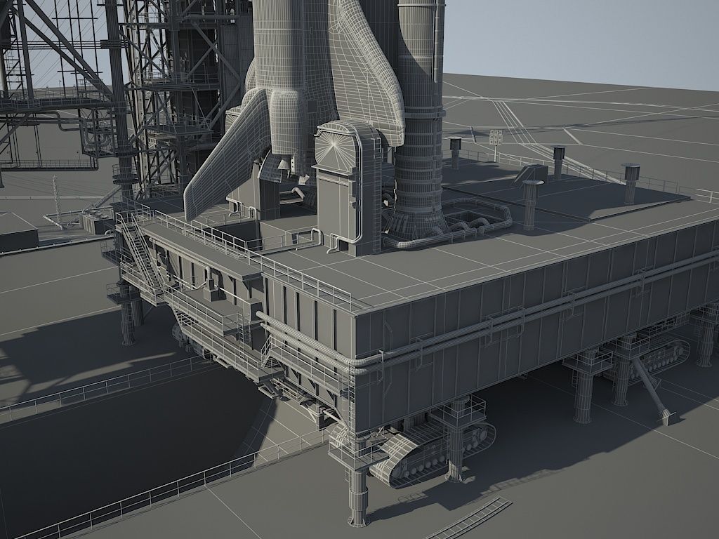 NASA Kennedy Space Center 39B 3D model_27