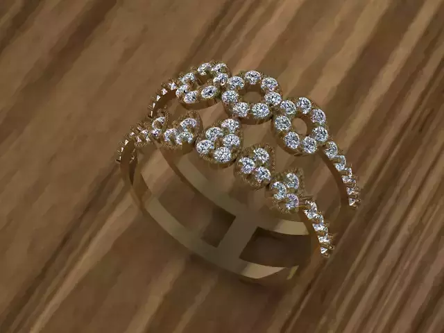 Gold ring Beautiful lightweight