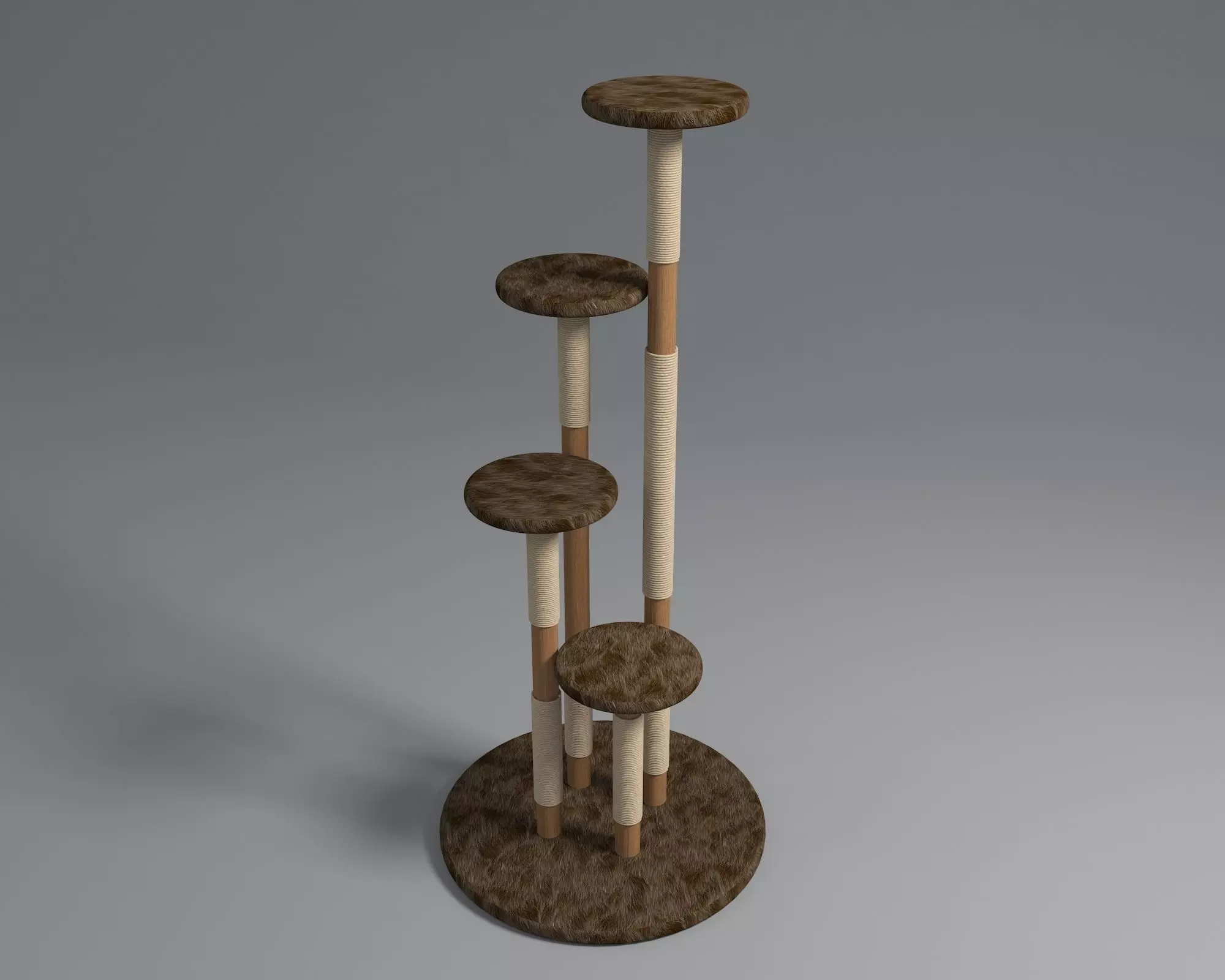 Cat Tree 3D model_0