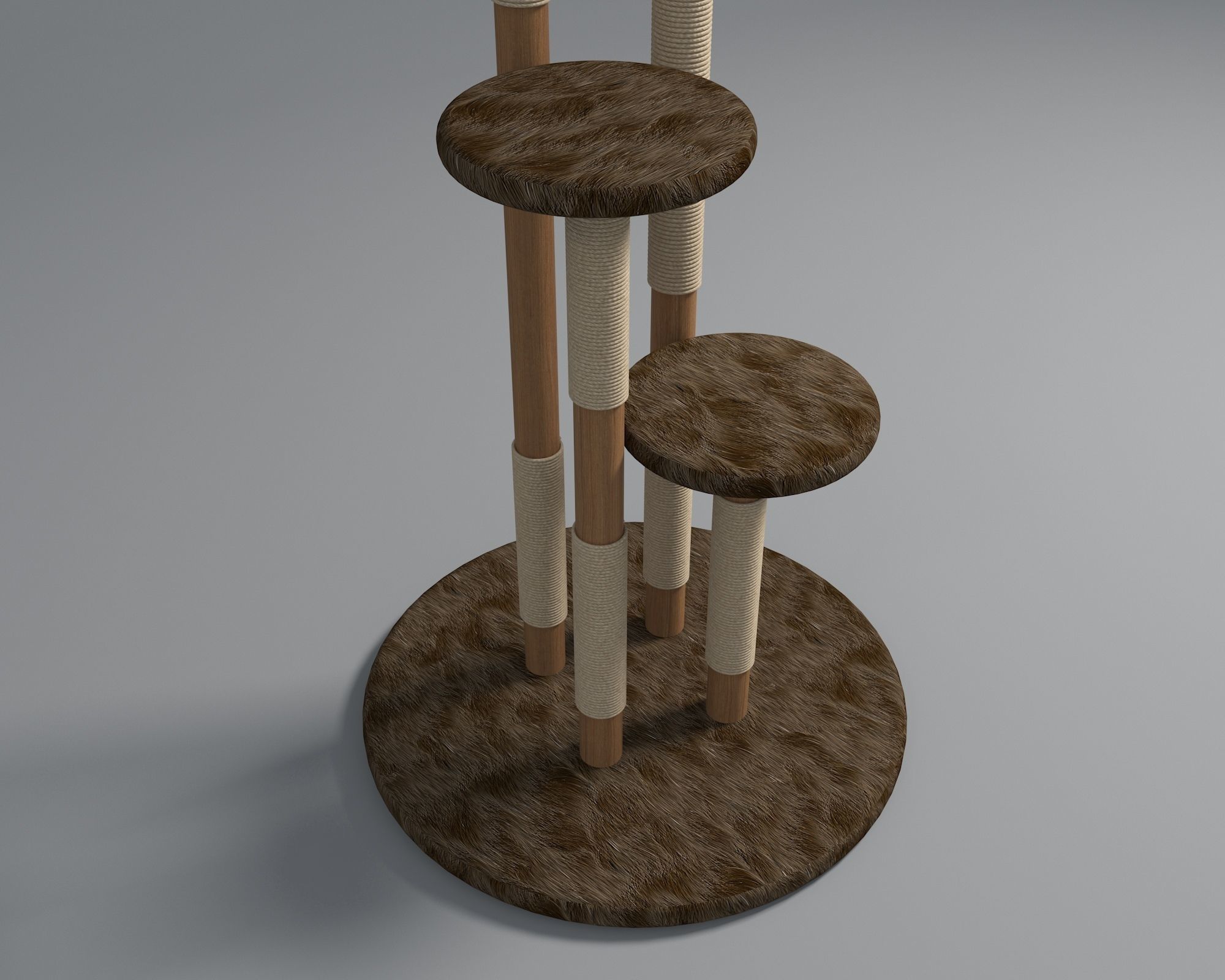 Cat Tree 3D model_2