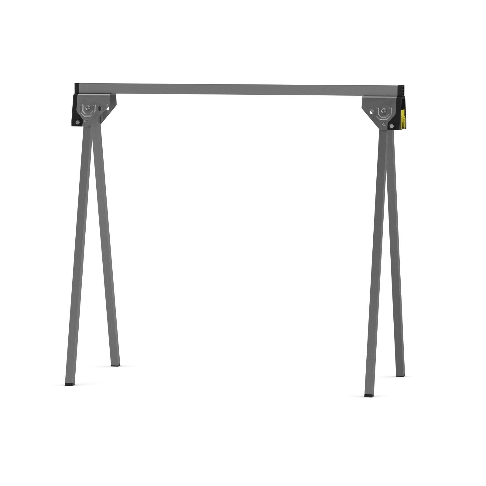 Metal Sawhorse 3D model_5