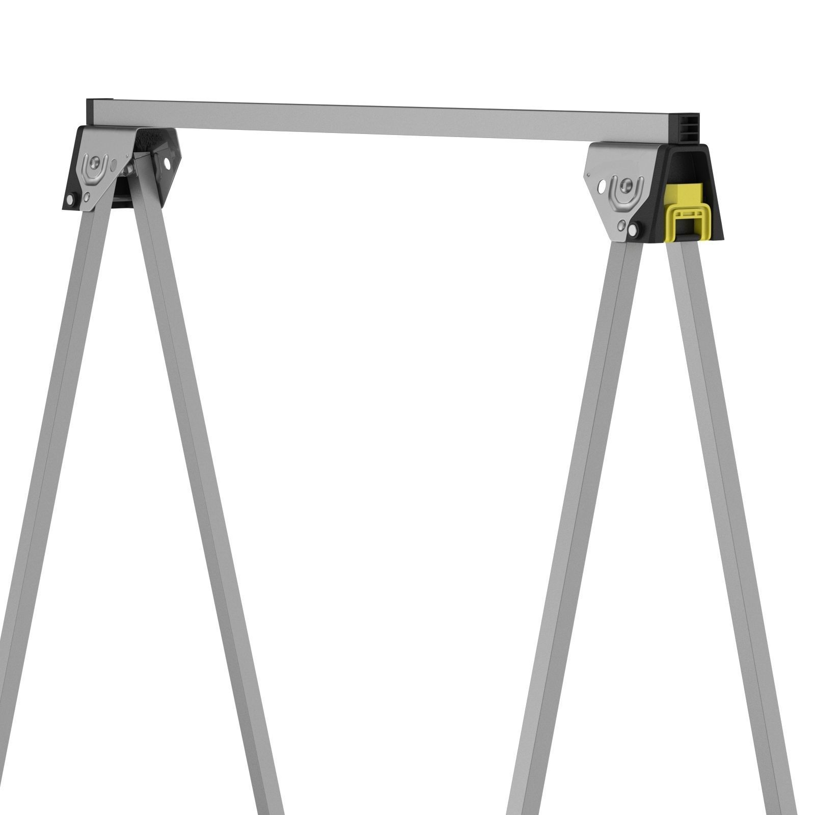 Metal Sawhorse 3D model_6