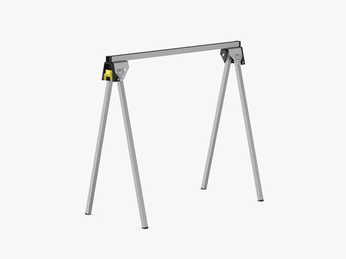 Metal Sawhorse 3D model_0