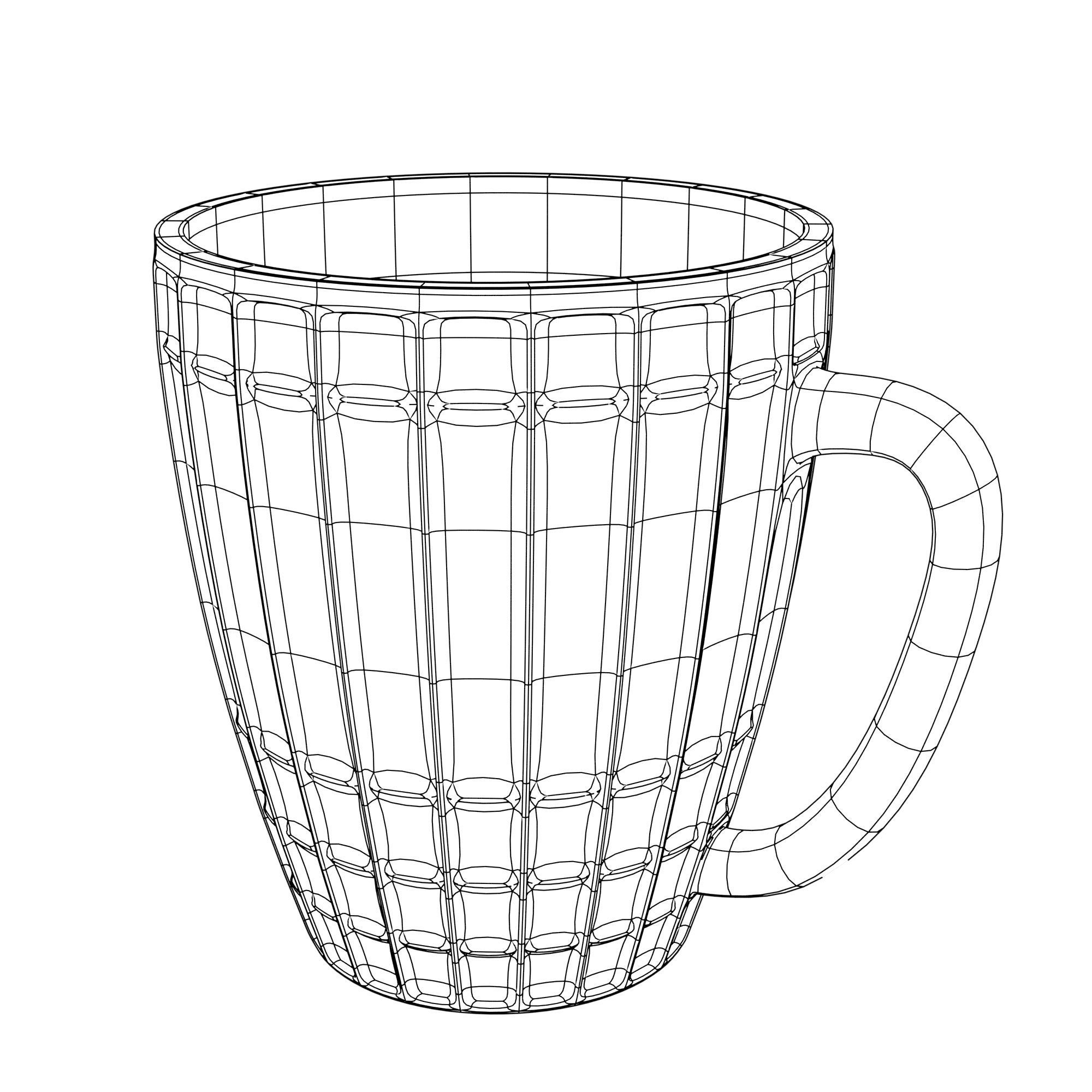Beer mug 3D model_3