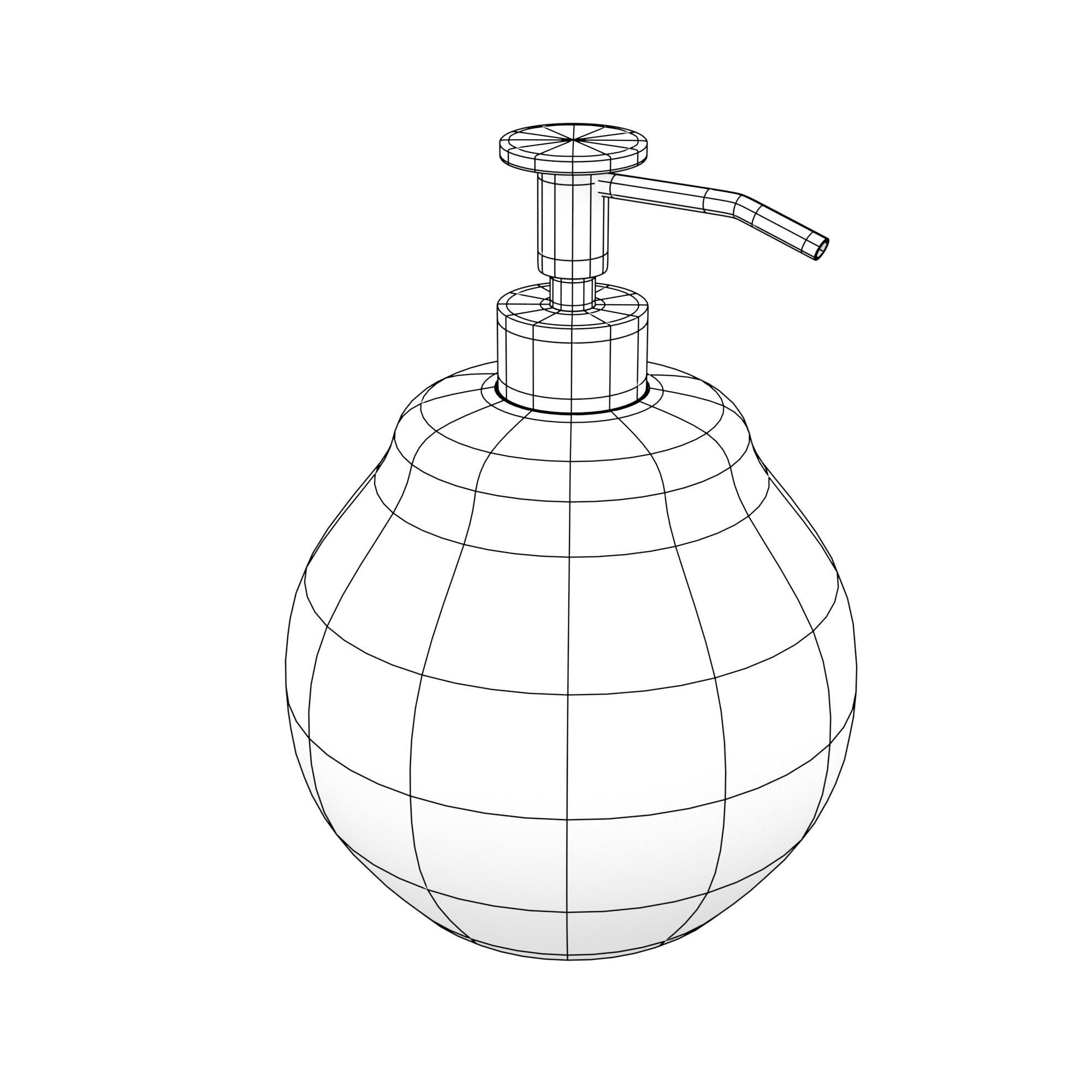 Soap dispenser 3D model_4