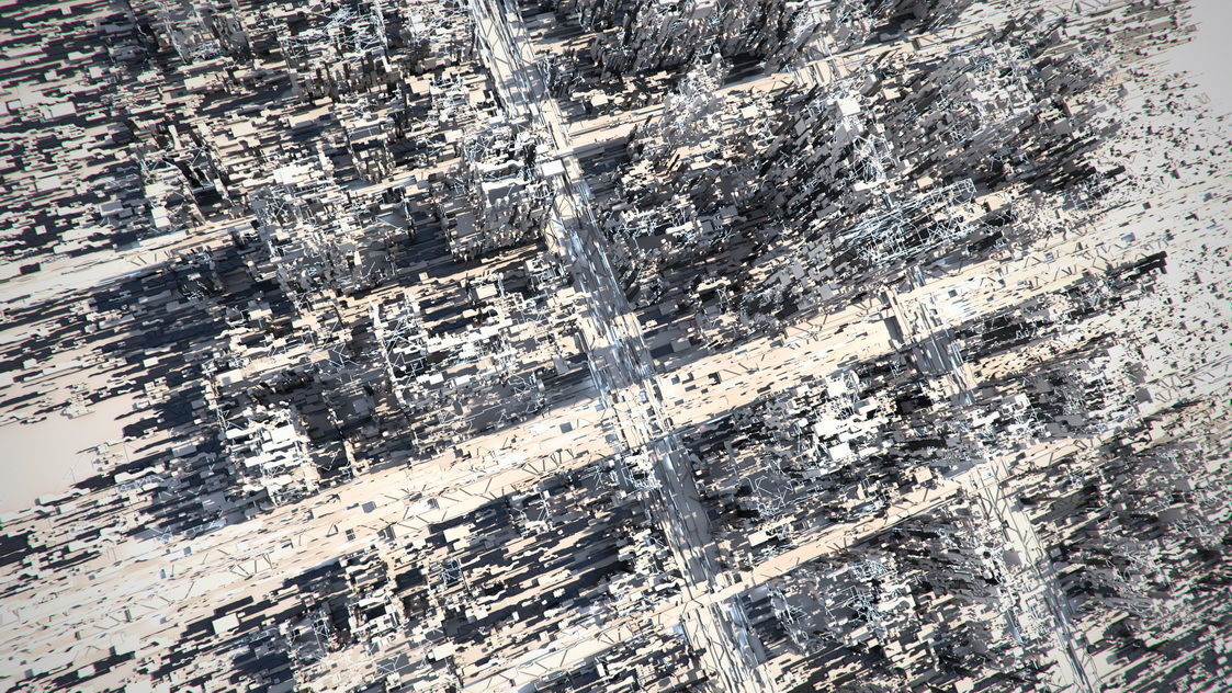 Greeble City 3D model_8