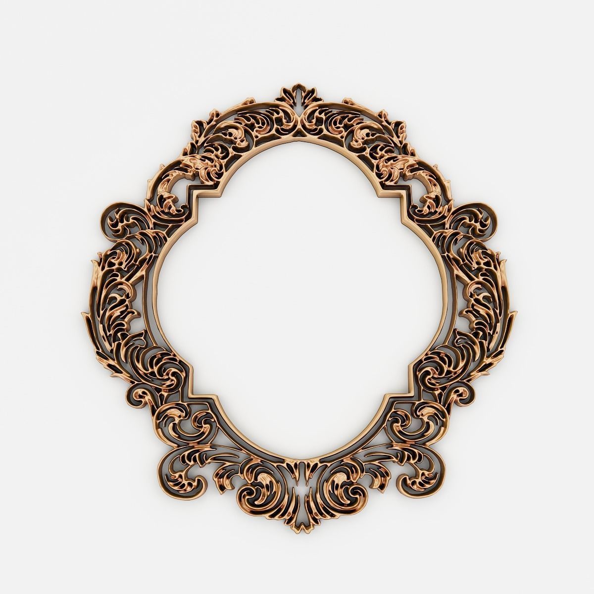 Frames for mirrors and paintings 20 pieces Set-1 3D model_20