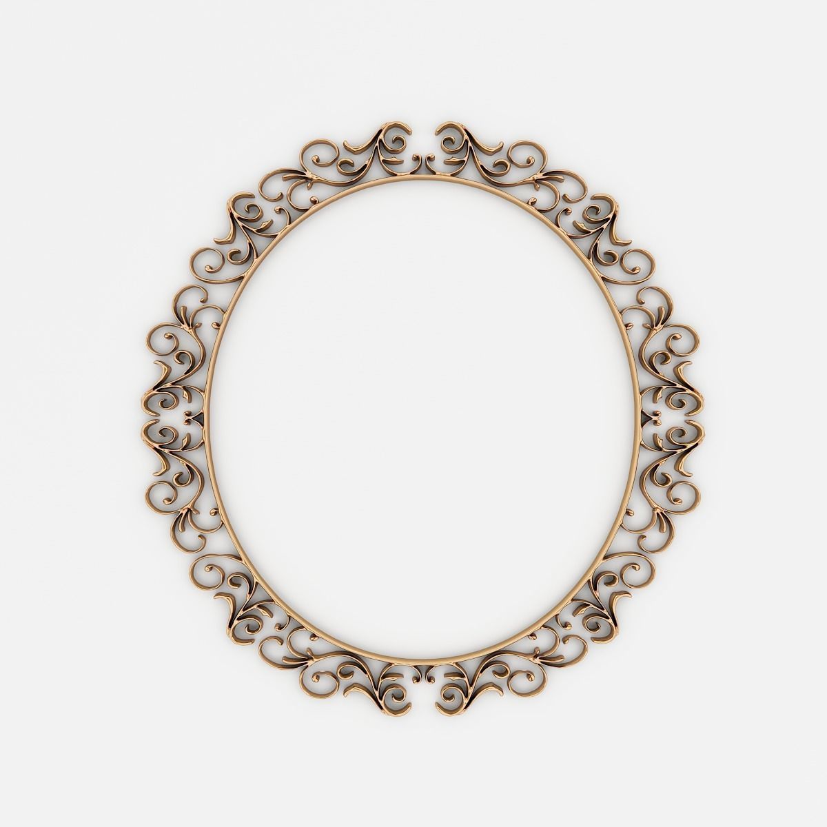 Frames for mirrors and paintings 20 pieces Set-1 3D model_17