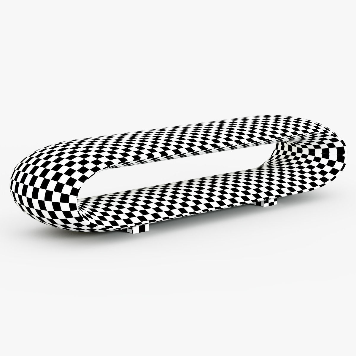 Christophe Pillet Loop Bench 3D model_1