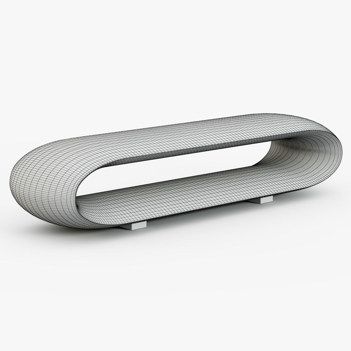 Christophe Pillet Loop Bench 3D model_2