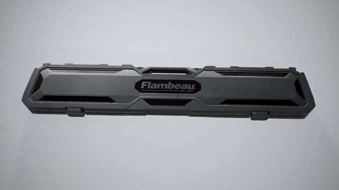 Gun case Flambeau Low-poly 3D model