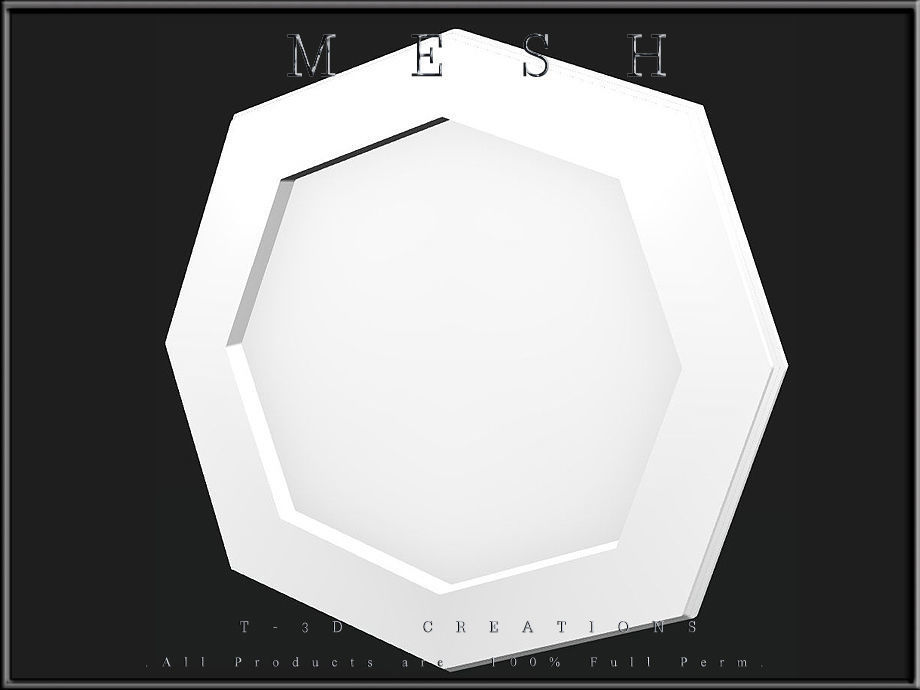 Photo Frame Low-poly 3D model_1