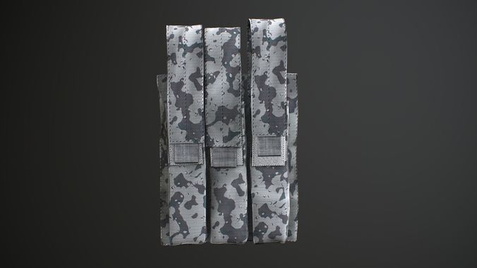 Magazine pouch Low-poly 3D model