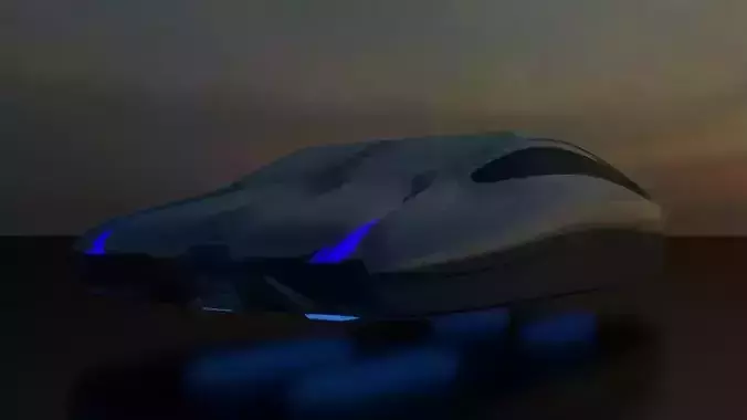 Sci-Fi Hover Car