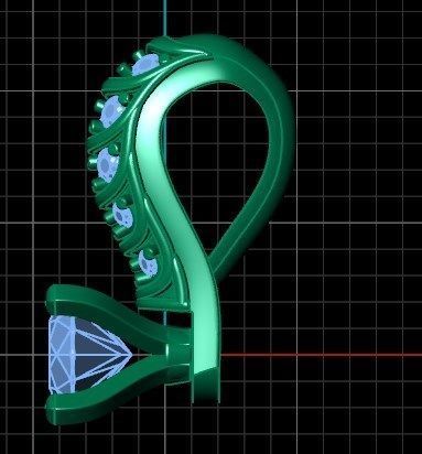 Pendant 40 3D print model_8