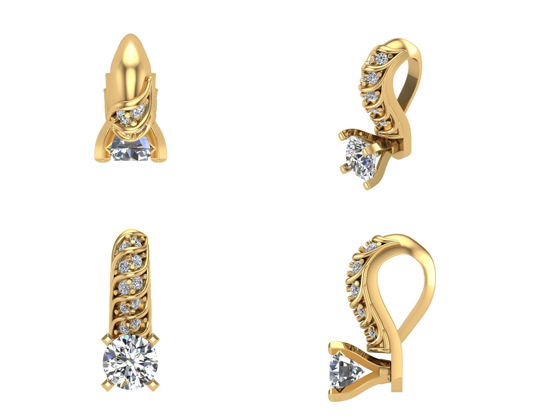 Pendant 40 3D print model_3