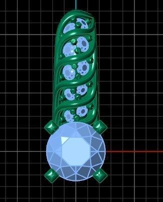 Pendant 40 3D print model_7