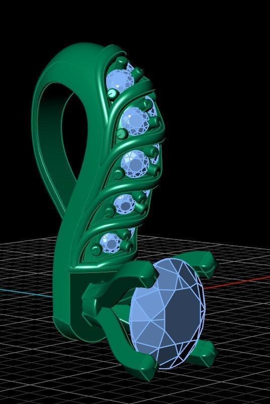 Pendant 40 3D print model_9