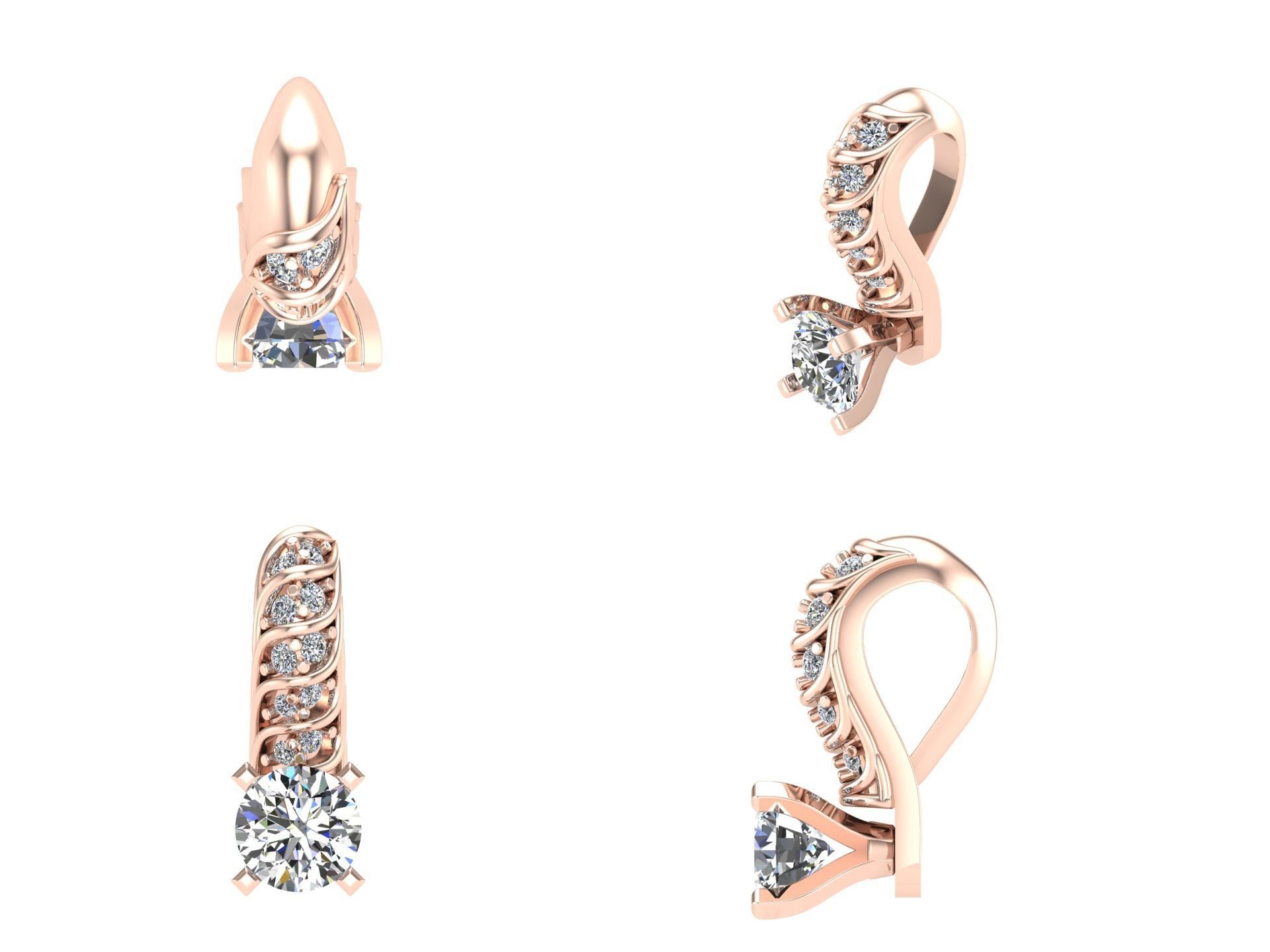 Pendant 40 3D print model_4